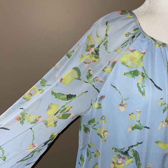 ADYSON Parker Floral Long Sleeve Blouse, in Plein Air Combo, NWT, 1X & 2X - Picture 6 of 13